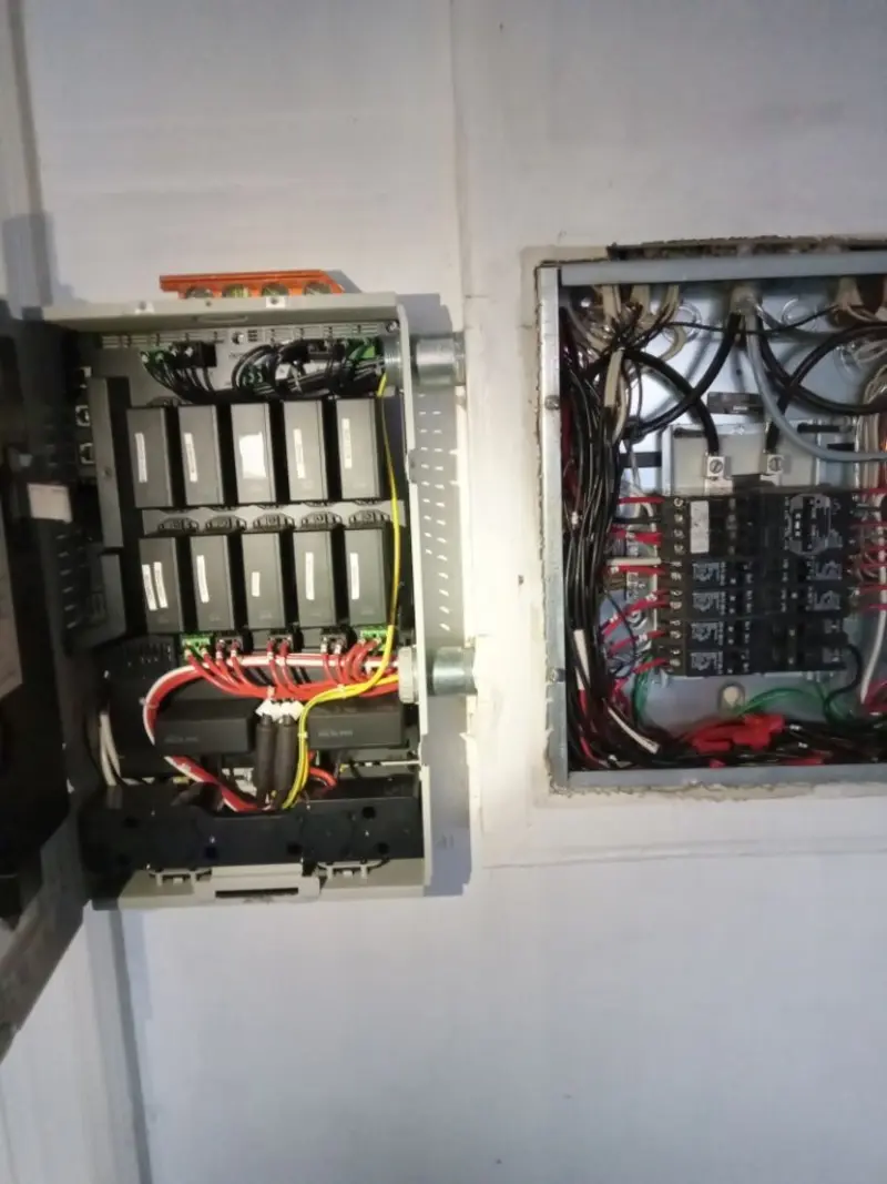 Electrical panel upgrade completed for Ring Doorbell Installation in Clearlake